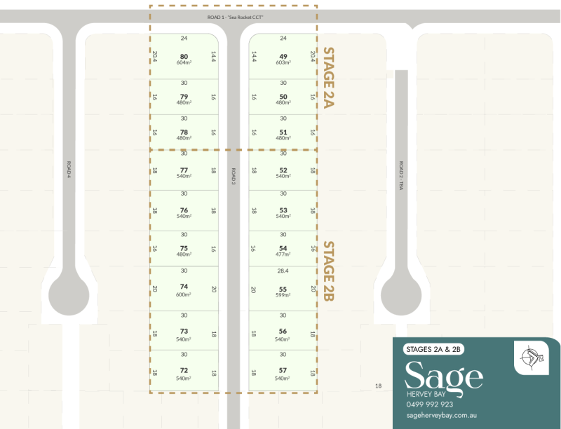 Stage 2A and 2B development Sage Hervey Bay