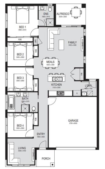 Malanda floorplan